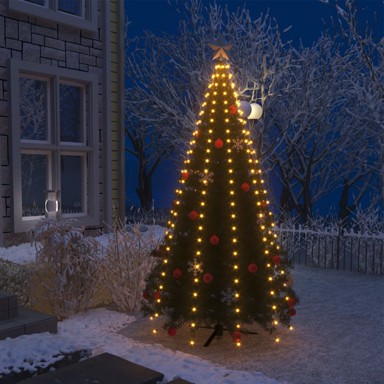 Mrežna rasvjeta za božićno drvce, 250 LED, IP44, 250 cm