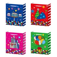 Rođendanska 3D vrećica, 40x30x12cm, 4s