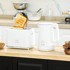 HOMESTAR Set kuhalo i toster, kuhalo 1,5 l, toster za 2 kriške, bijela