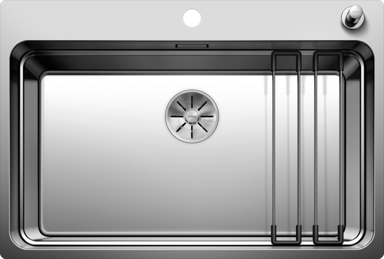 BLANCO Sudoper ETAGON 700-IF/A InFino INOX 18/10, inox nosači, s dalj. upr.
