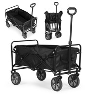 Transportna kolica, sklopiva, crna