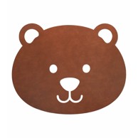 LIND DNA Smeđi ručno rađen dječji tepih od eko kože 111, 5x140 cm Bear XXXL Bull