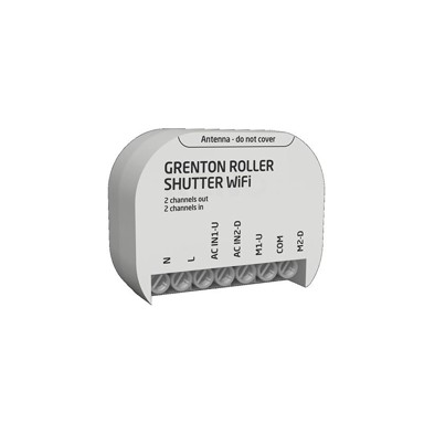 GRENTON Modul ROLLER OUTPUT, 1 OUT, GRENTON, RECESS MOUNTING, WI-FI