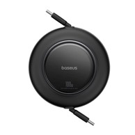 BASEUS Uvlačivi USB-C kabel 100 W 2 m, crni