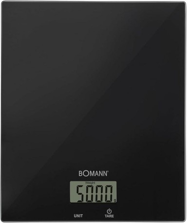 BOMANN Digitalna kuhinjska vaga, 5 kg, staklo, visoka preciznost