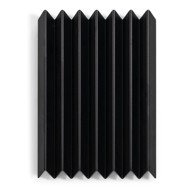 SPINDER DESIGN Crna metalna zidna vješalica Sensu