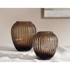 KÄHLER DESIGN Vaza smeđa staklena Hammershøi, visina 14 cm