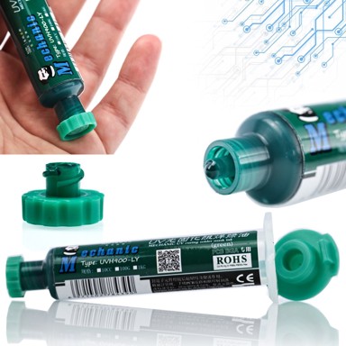 ROSFIX Soldermaska UVH900-LY 10 g, zelena