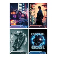 Bilježnica Pisanka C, Street gold mix