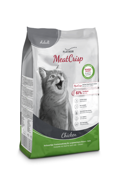 PLATINUM Hrana za mačke MeatCrisp Adult, piletina, 1,5 kg