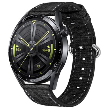 B-STRAP Denim remen za Samsung Galaxy Watch 3 45mm, black