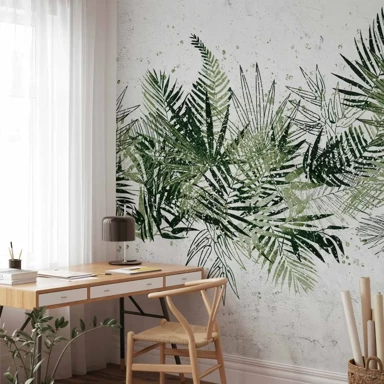 Foto tapeta Džungla i zeleni pramen, samoljepljiva, 490x350 cm