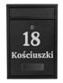 GOCKOWIAK Poštanski sandučić Gustav s natpisima, crni