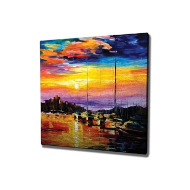 WALLITY Zidna reprodukcija na platnu Leonid Afremov, 45 x 45 cm