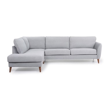 SCANDIC Svijetlosiva kutna garnitura Oslo, lijevi kut, 278x202x88 cm