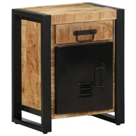 Noćni ormarić 40x30x50 cm puno grubo drvo mango