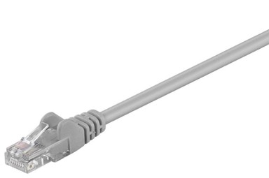 U/UTP Mrežni kabel CAT5e, PVC, 0,25 m, sivi