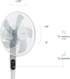 SIGURO Ventilator FN-S470W Silent Wind