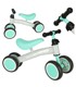 TRIKE FIX Bicikl bez pedala s 4 kotača, Tiny, zeleni
