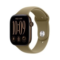 APPLE Pametni sat Watch Series 12, GPS, 42 mm, tamnobrončano aluminijsko kućište, maslinasti sportski remen M/L, MJEG4WF/A