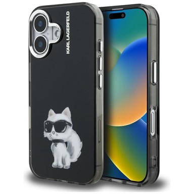 KARL LAGERFELD Torbica IML Aquarelle Choupette & Logo MagSafe za Apple iPhone 16