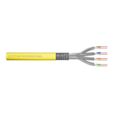 DIGITUS Kabel za napajanje Professional RAL 1016, bulk, 100m, žuta