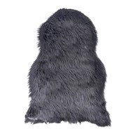 HOUSE NORDIC Antracitno sivo sintetičko krzno 50x85 cm