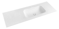 SAPHO TREOS Umivaonik, 131,6x51,3 cm, desna izvedba, Solid Surface, bijela mat
