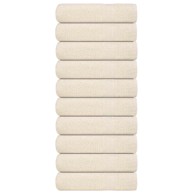 Ručnici za tuširanje 10 kom krem 70x140 cm 360 gsm 100% pamuk