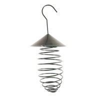 ESSCHERT DESIGN Metalna hranilica s krovom, ⌀ 10,8 cm, tamnozelena