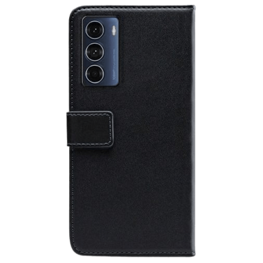 MOBILIZE PU kožna futrola tipa knjige za Motorola Moto G200, crna