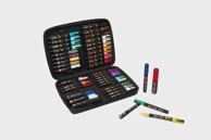 UNI Gift set Posca Art Case u gumiranoj pernici 40 kom
