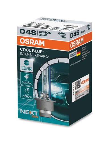 OSRAM Žarulja Xenarc Cool Blue Intense NEXT, do 150% više svjetla, do 45% bjelije, 6200K
