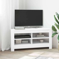 Kutni TV ormar 102×40,5×45 cm konstruirano drvo, bijeli