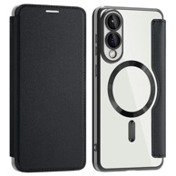 Preklopna futrola za Samsung Galaxy S25 Edge, RFID novčanik MagSafe sa zaštitom za kameru, crna