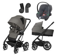 CYBEX Kolica 3u1 Talos Aton B2, siva