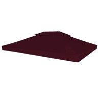 Pokrov za sjenicu s 2 razine 310 g/m² 4 x 3 m bordo