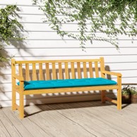 Jastuk za klupu tirkizni 150 x 50 x 7 cm od tkanine