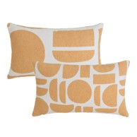 CASA SELECCIÓN Ukrasni jastuci u setu 2 kom od boucle tkanine 30x50 cm Mid Century