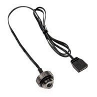XSPC Čep za brtvljenje, ARGB LED , G1/4, 5V 3Pin, crni/krom