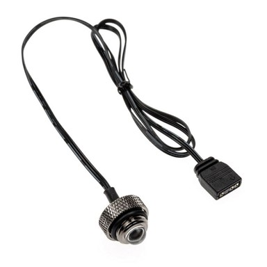 XSPC Čep za brtvljenje, ARGB LED , G1/4, 5V 3Pin, crni/krom