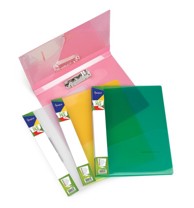 Mapa Crystal s clip kopčom zelena