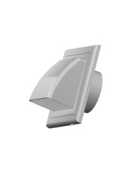 AWENTA Ventilacijska rešetka, KO100-30, bijela, s klapnom