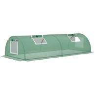 HOMESTAR Staklenik mini s prozorom 120x60x60 cm, zelen