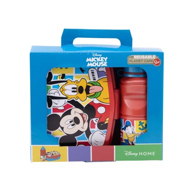 MICKEY MOUSE Komplet za užinu, kutijica i boca