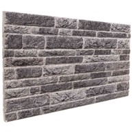 Zidni paneli, 100x50 cm, EPS pjena, antracit, 10 kom