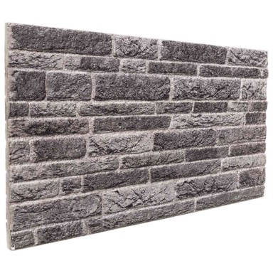 Zidni paneli 10 kom 100 x 50 cm od EPS pjene, antracit