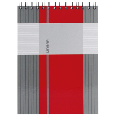 MARKER Blok kolegij, A5, crte, spirala gore, mat plus lak, Linear 4-65, 80 listova