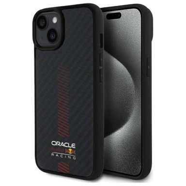 RED BULL Tvrda futrola za iPhone 14 6.1 za MagSafe karbonska vlakna za Power Bar