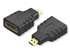 SLOMART Adapter HDMI ženski na Micro HDMI muški HD26, pozlaćeni